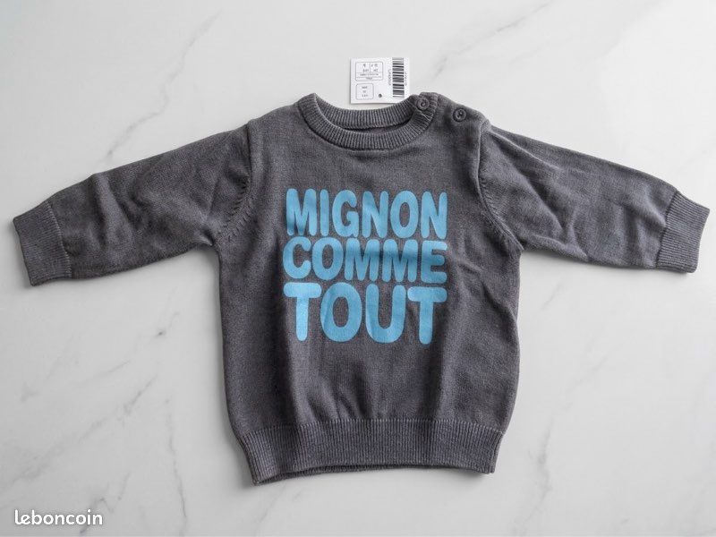 Pull - 6 mois - NEUF (image 1)