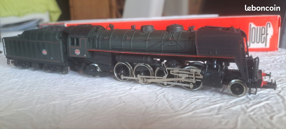 JOUEF HJ2431 S HO - Locomotive Mikado 141 R Charbon Ep III SNCF 141r484 Hausbergen Sound Jouef Hornby Fr Id29036