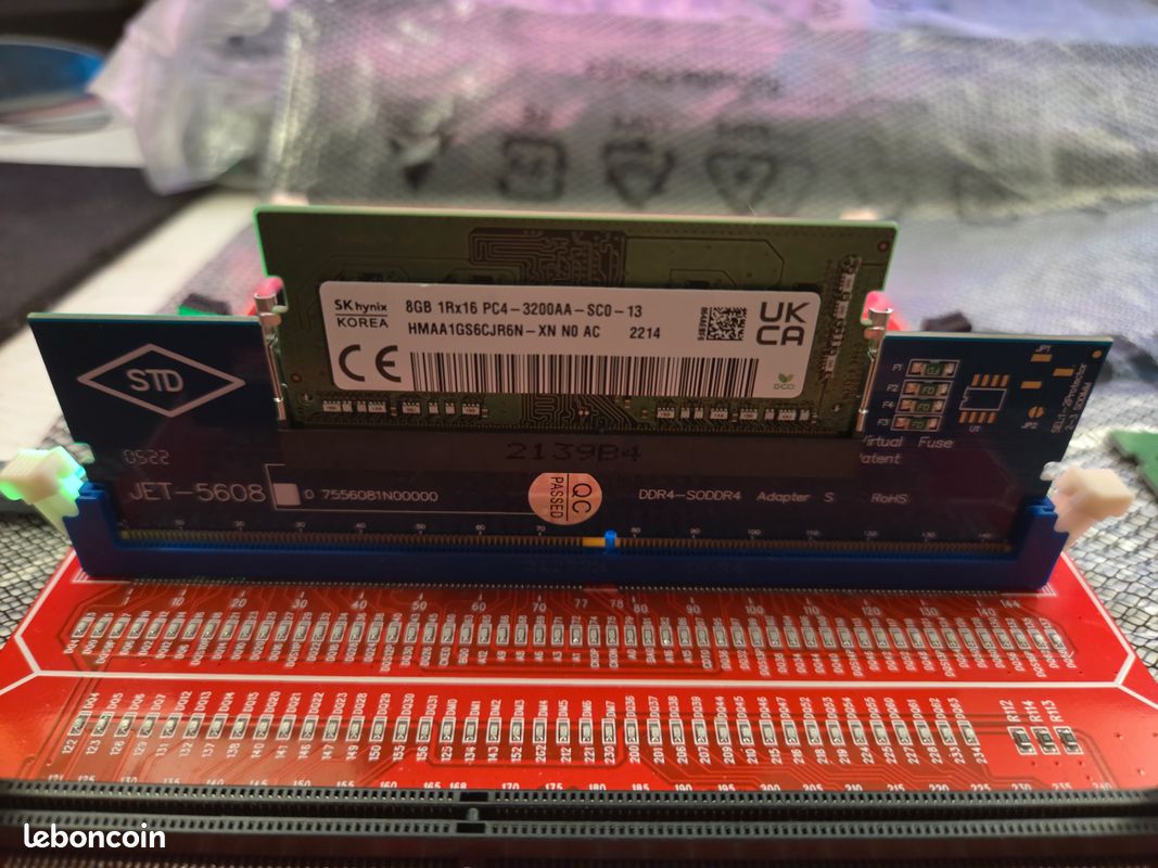 SK hynix, 2 SODIMM DDR4 - 2x 8 Go (= 16 Go), DDR4-3200AA (PC4-25600), Non-ECC (image 6)