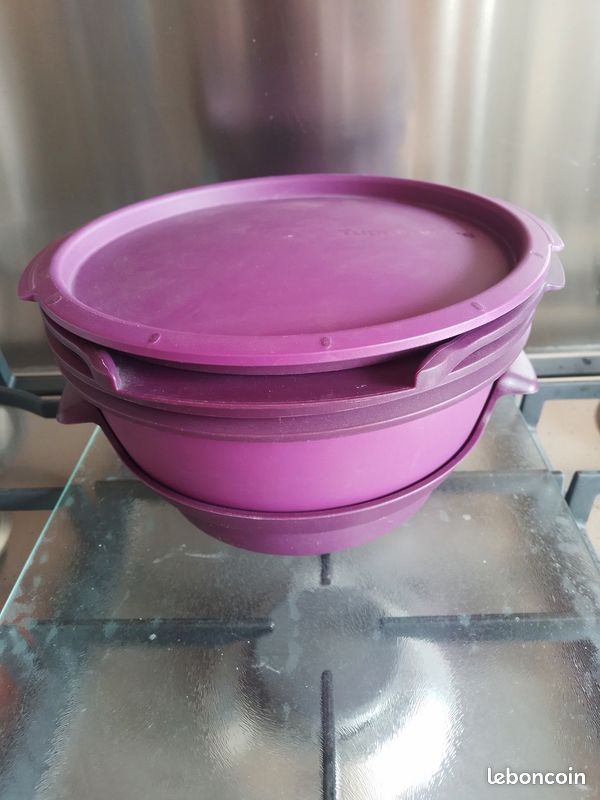 micro vap tupperware violet MICRO VAP' TUPPERWARE CUIT VAPEUR MICRO ONDES VIOLET NEUF main image 1