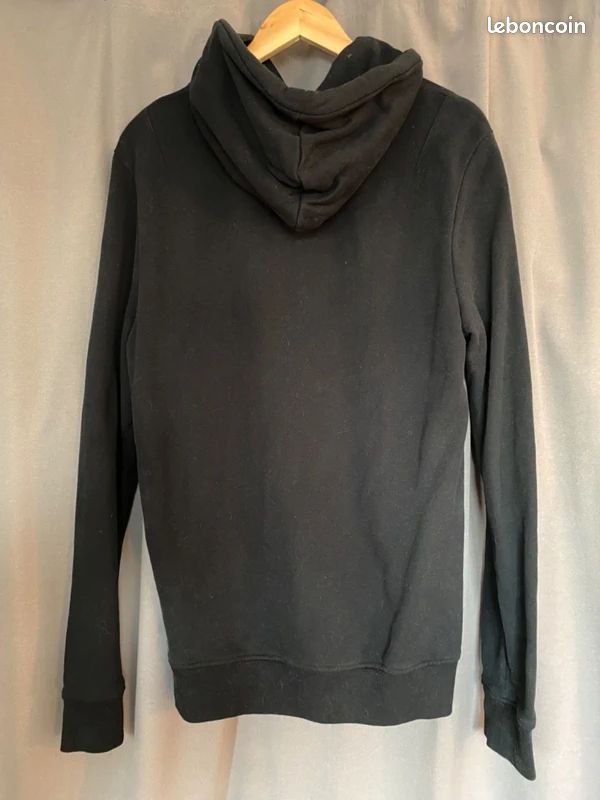 Pull à Capuche Homme AllSaints Taille S – Noir, Coton, Capuche Avec Cordon