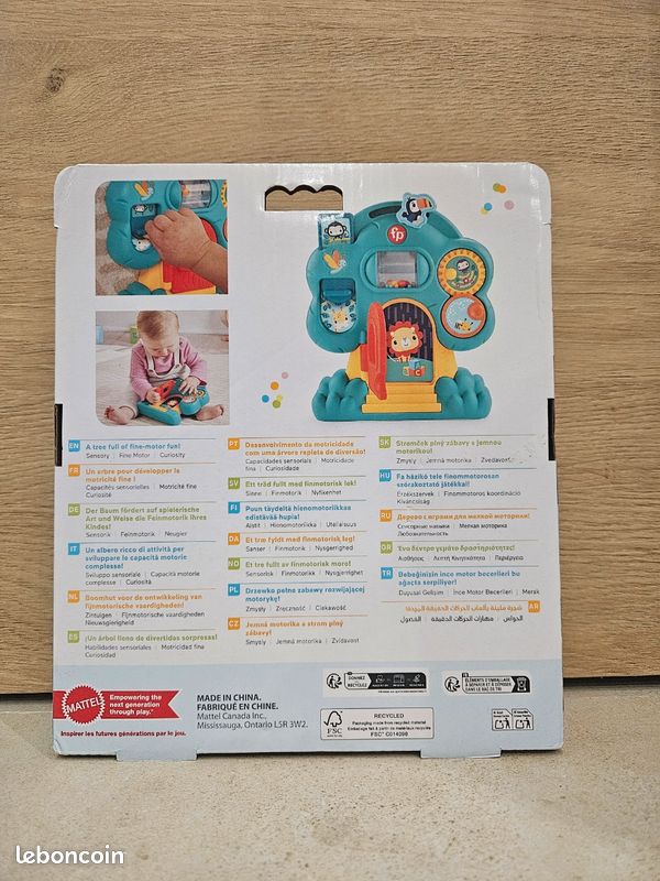 Fisher Price Plaisir D'Arbre Surprises – Arbre Maison Interactif Pour Bébé Avec Sons Et Activités Motrices