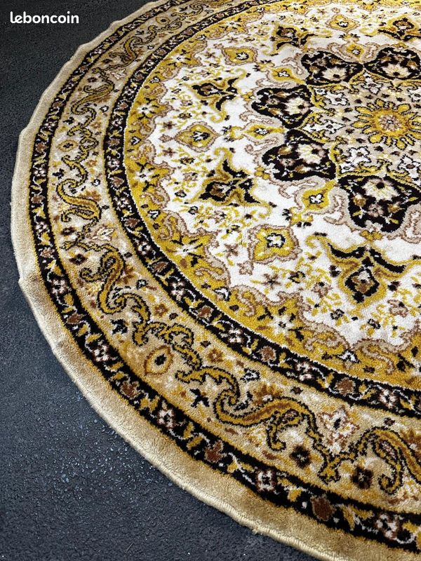 Tapis Oriental rond 193cm de diamètre - Décoration