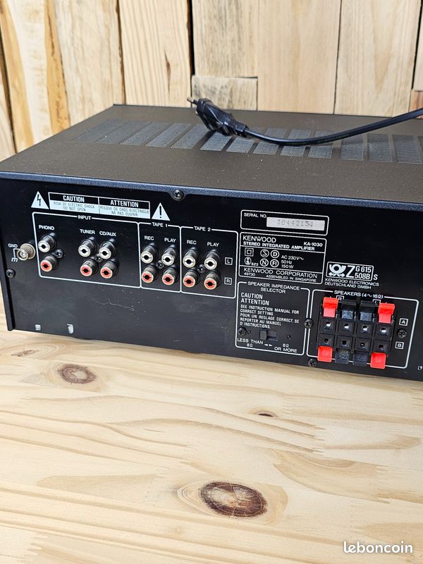 KENWOOD KA-400 AMPLI Amplifier Stereo Sonorisation HiFi Audio Musique M3 EUR 25,50 - FR