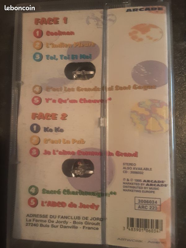 K7 audio , Jordy , Récréation (image 2)