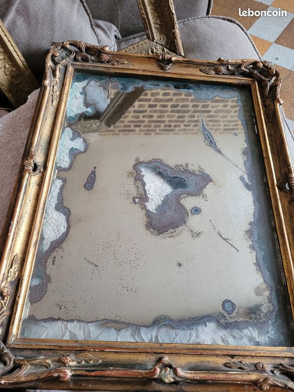 Miroir shabby ancien (image 2)