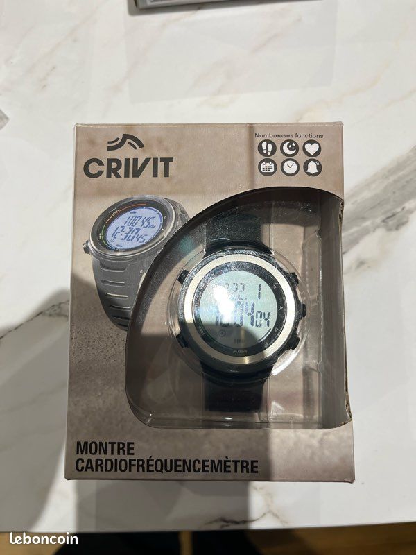 Fréquence Cardiaque Reglage Heure Montre Crivit Montre Cardio