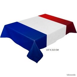 Grande nappe en papier France 137 x 213 cm (image 3)