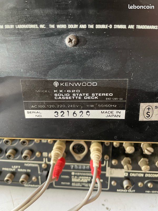 Kenwood stereo cassette KX-620 + ampli KA-4002A (image 5)