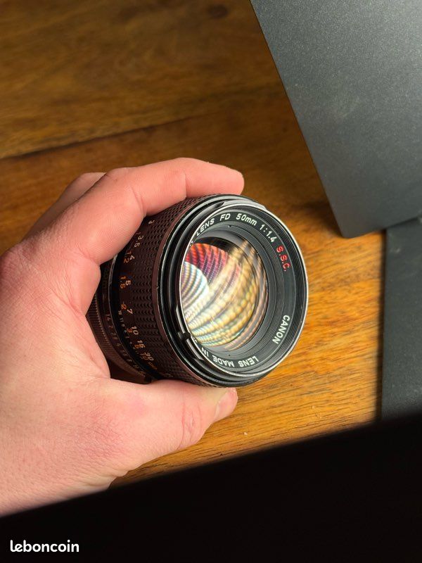 Objectif Canon FD 50mm F/1.4 SSC - Mise Au Point Manuelle - Occasion (Japon)
