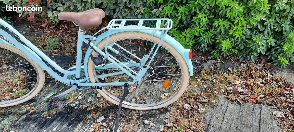 Vélo B'Twin hollandais vert menthe neuf Vélos