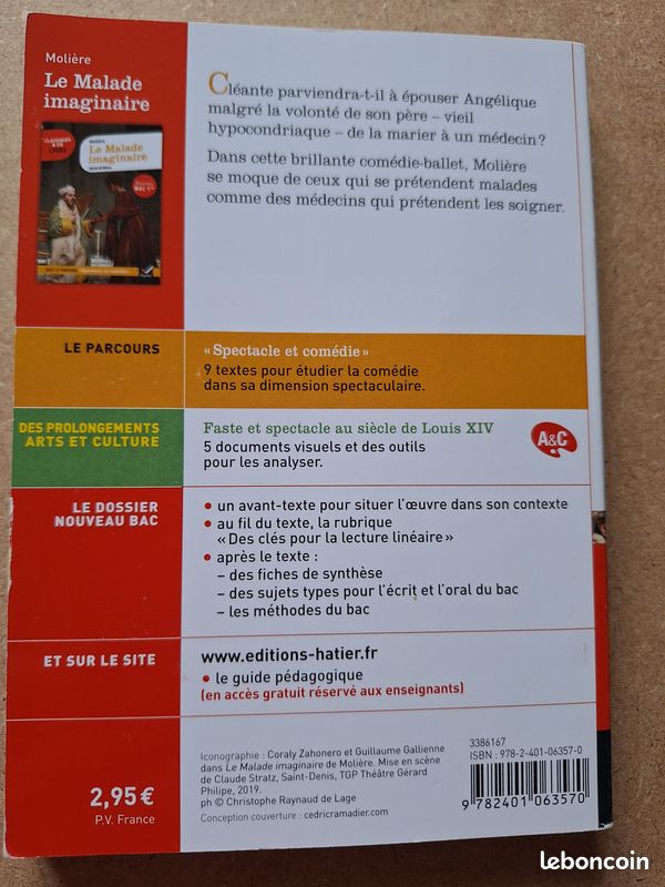 Livre Le malade imaginaire (image 2)