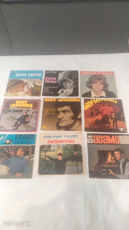 Lot de disques 45T variété française et étrangère (image 3)