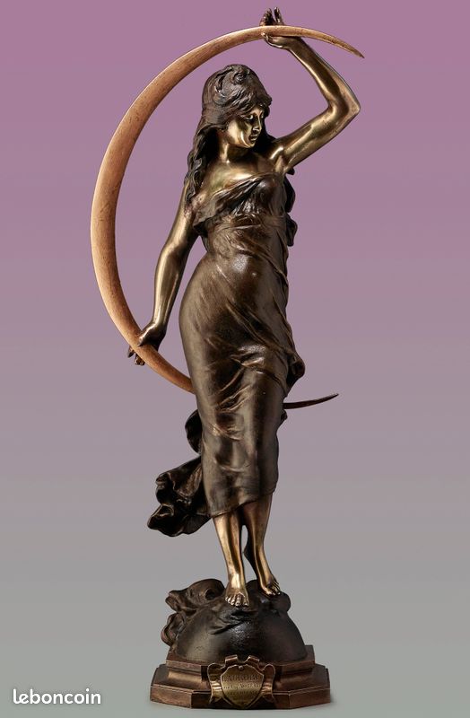 Auguste MOREAU - BRONZE ANCIEN - L'AURORE 49 CM (image 2)