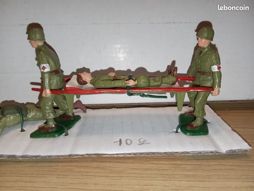 Figurine Starlux 35mm – Soldat Américain D-Day 1944-1994 – Blister Bon état