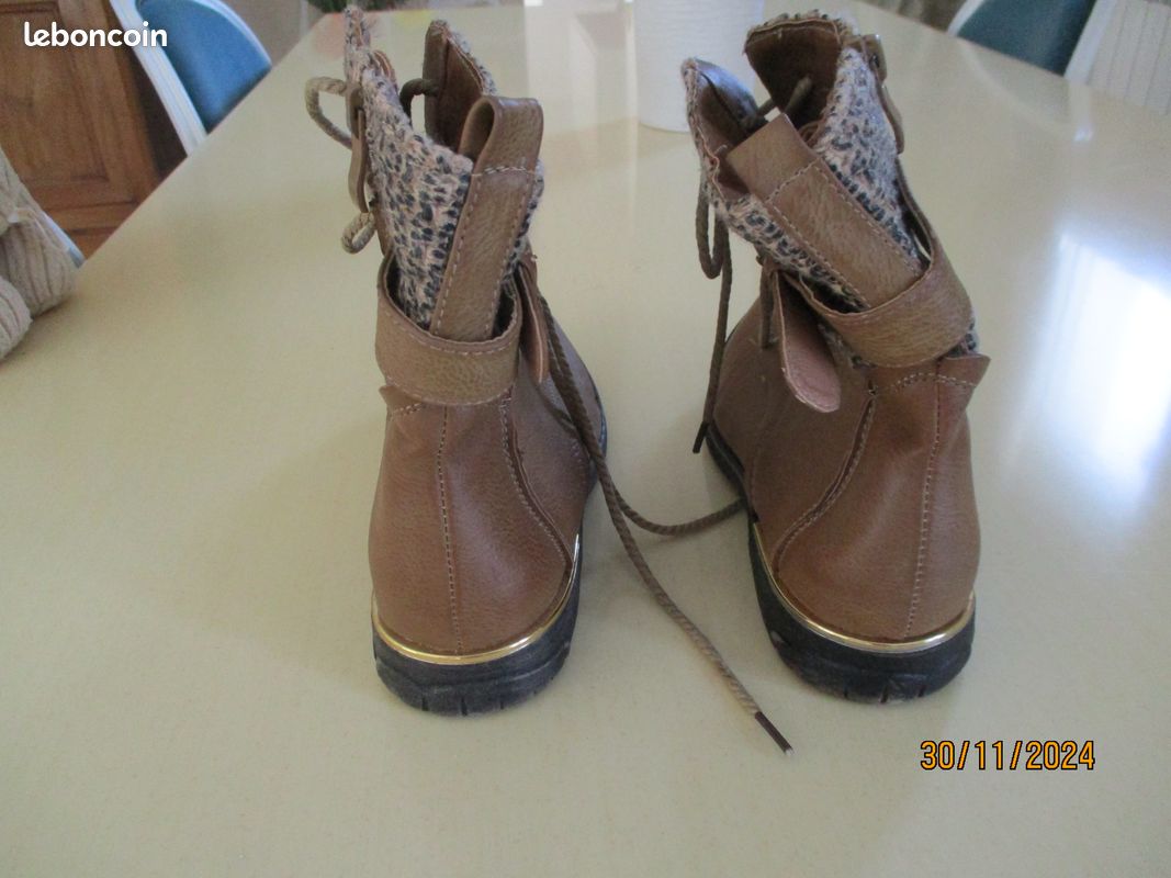 Bottines hiver chaudes T 38 trop grandes portées une fois voir proposistion (image 6)