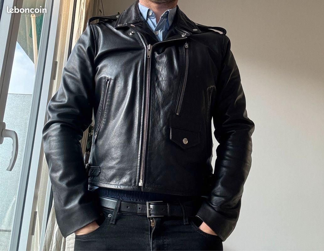 Veste Cuir Veste Taille 44 Veste En Cuir The Kooples Homme