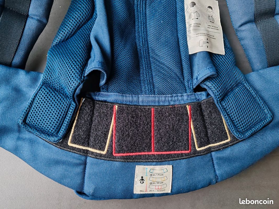 Porte bébé Ergobaby Omni 360 Cool Air Mesh Bleu (image 3)