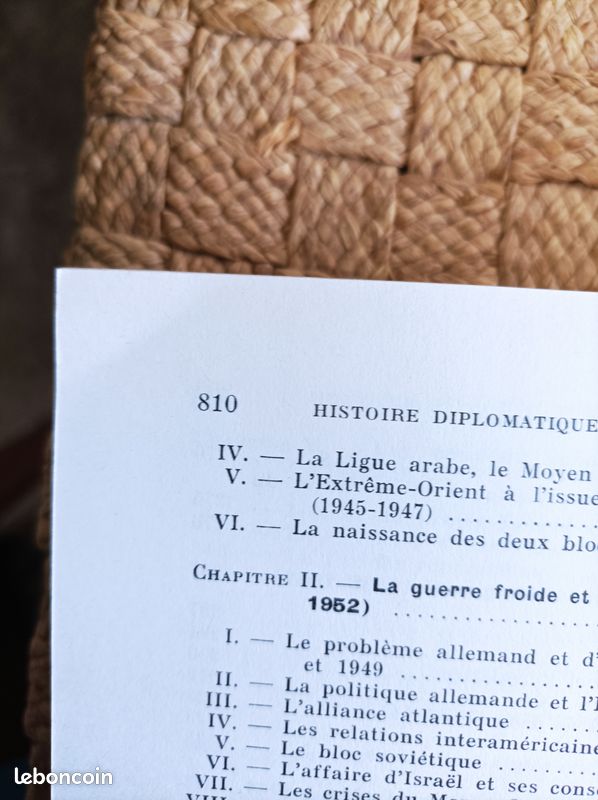 Histoire diplomatique de 1919 à nos jours - JB Duroselle - Dalloz - 1966 (image 3)