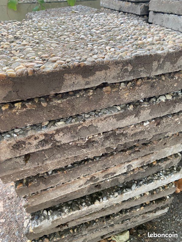 Dalle béton gravillons grise (image 4)
