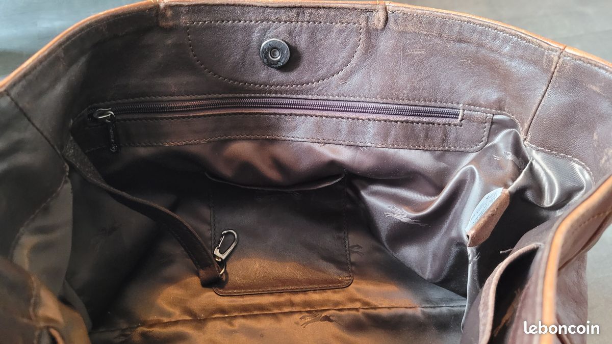 Sac à main Longchamp 3D Cognac (image 6)