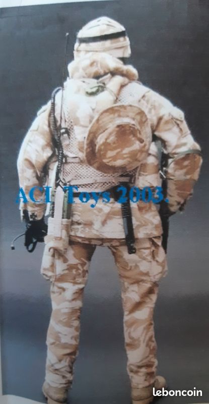 La figurine articulée du soldat anglais contemporain au 1/6e miniatures