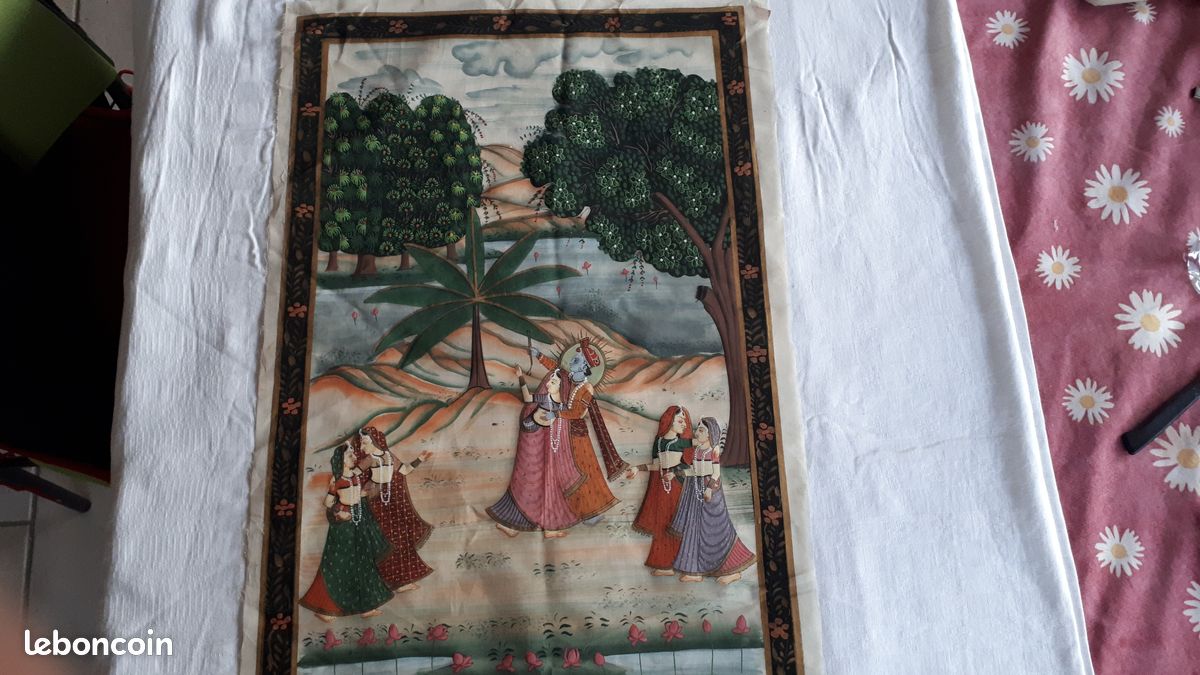 Tenture murale soie (image 1)
