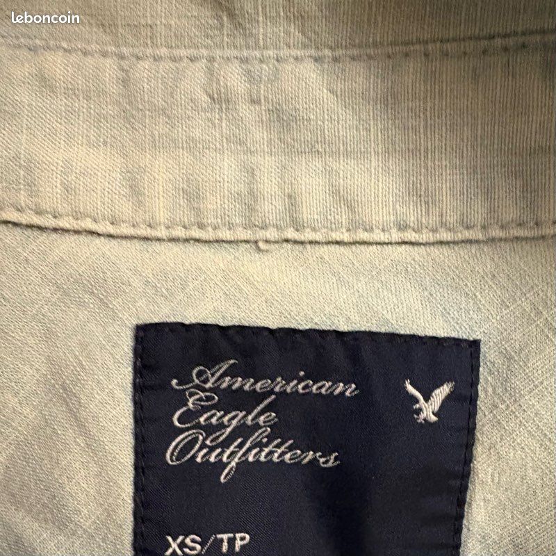 Las mejores ofertas en Gris American Eagle Outfitters con botones Camisas de vestir para hombres | eBay