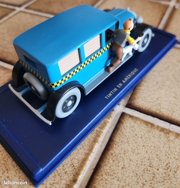 Voiture. Le taxi de Tintin en Amérique. Atlas. Hergé. Moulinsart (image 9)