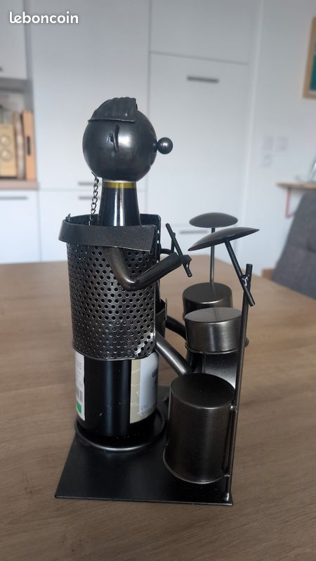 Porte bouteille décoratif batteur (image 2)