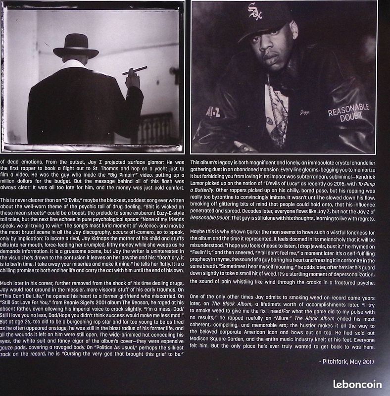Jay-z reasonable doubt 2lp vinyles blancs (image 8)