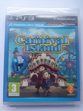Jeu PS3 Carnival Island - Neuf Sous Blister, PEGI 3, édité Par Sony