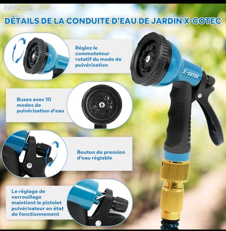 Tuyau arrosage extensible et retractable (image 2)