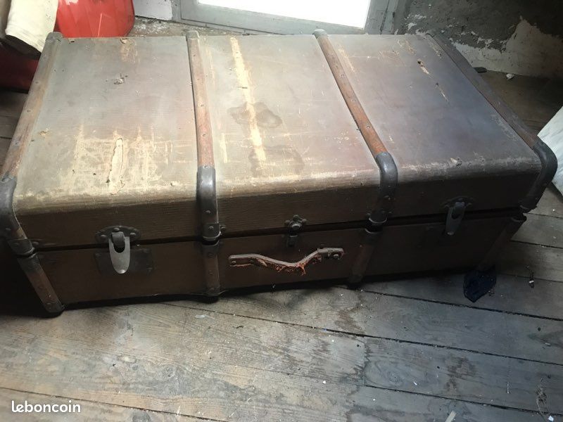 ANCIENNE VALISE MALLE DÉBUT XXeme (image 1)