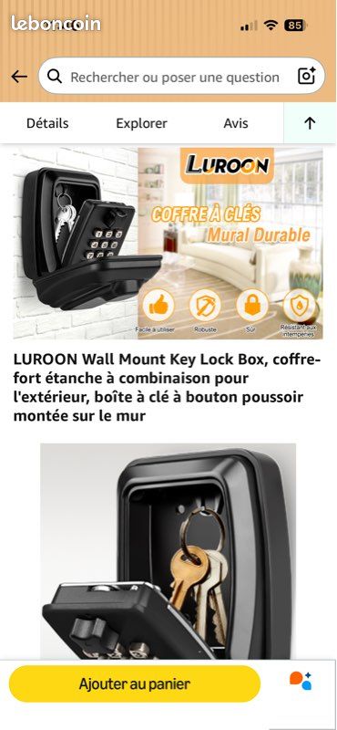 Boîte à clé « luroon » (image 6)