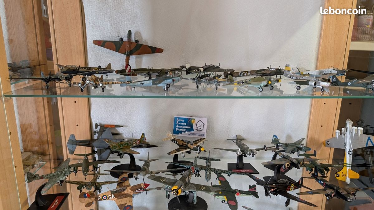 Figurines avions WWII métal (image 2)
