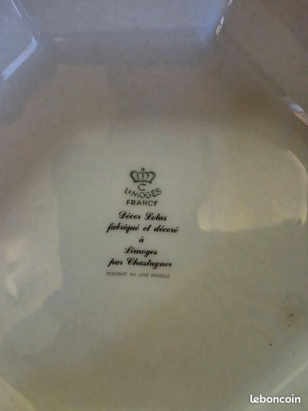 Service de table en porcelaine Chastagner Limoges (image 6)