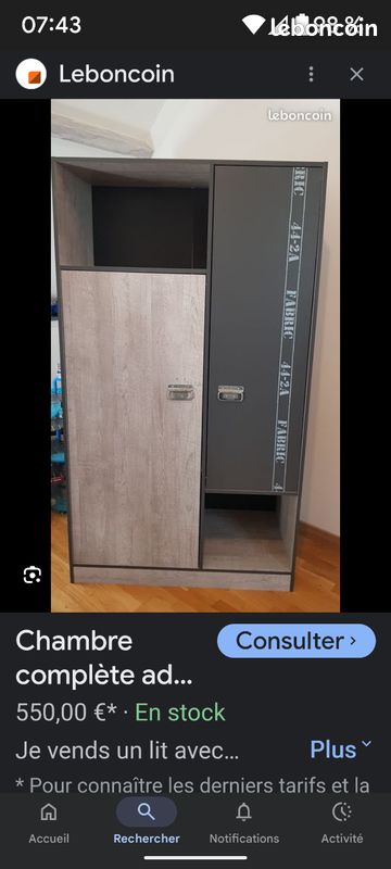 Armoire adoslescent (image 1)