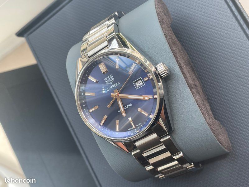 Tag Heuer Carrera Quartz Blue War1112 Montre TAG Heuer Carrera