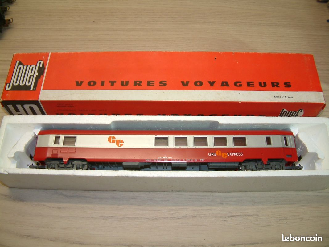 JOUEF TRAIN HO M23- lot de 3 VOITURES VOYAGEURS GRILL EXPRESS