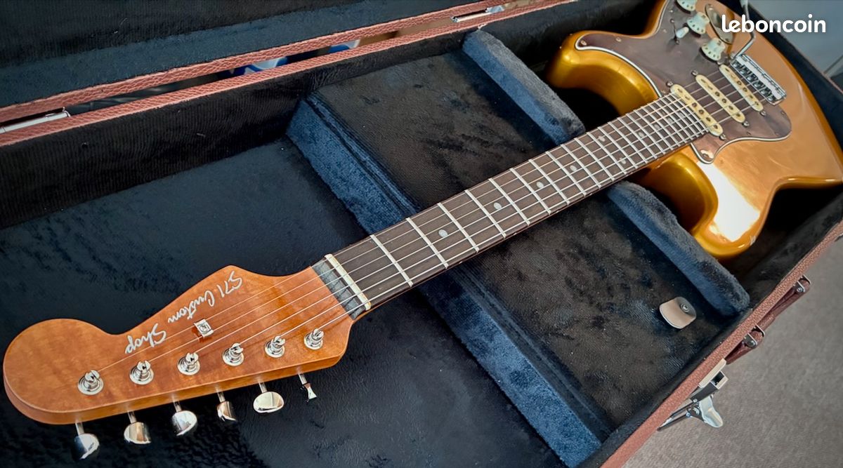 S71 Custom « Nitro S Vintage Firemist Gold ’76", Handwound Pickups. Made in USA (image 10)