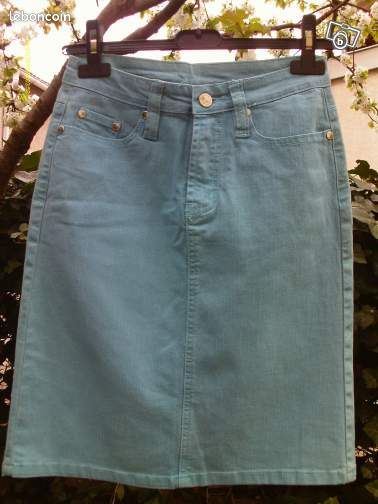 Jupe turquoise taille 36 (image 3)