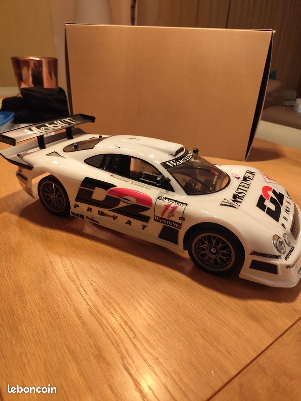 Tamiya TT-01 chassis type E Mercedes CLK-GTR (image 1)