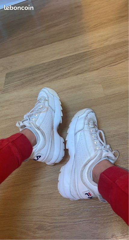 Fila Disruptor blanches (image 2)