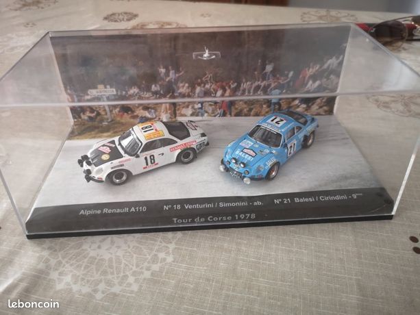 Coffret Rare Alpine A110 Tour De Corse 1978 – Minitdc 1/43, Résine, 250 Exemplaires