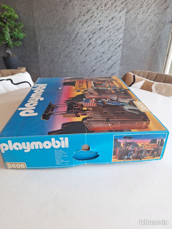 Lots PLAYMOBIL Vintage Western Nordistes - Fort, Chariots, Chevaux, Bon état