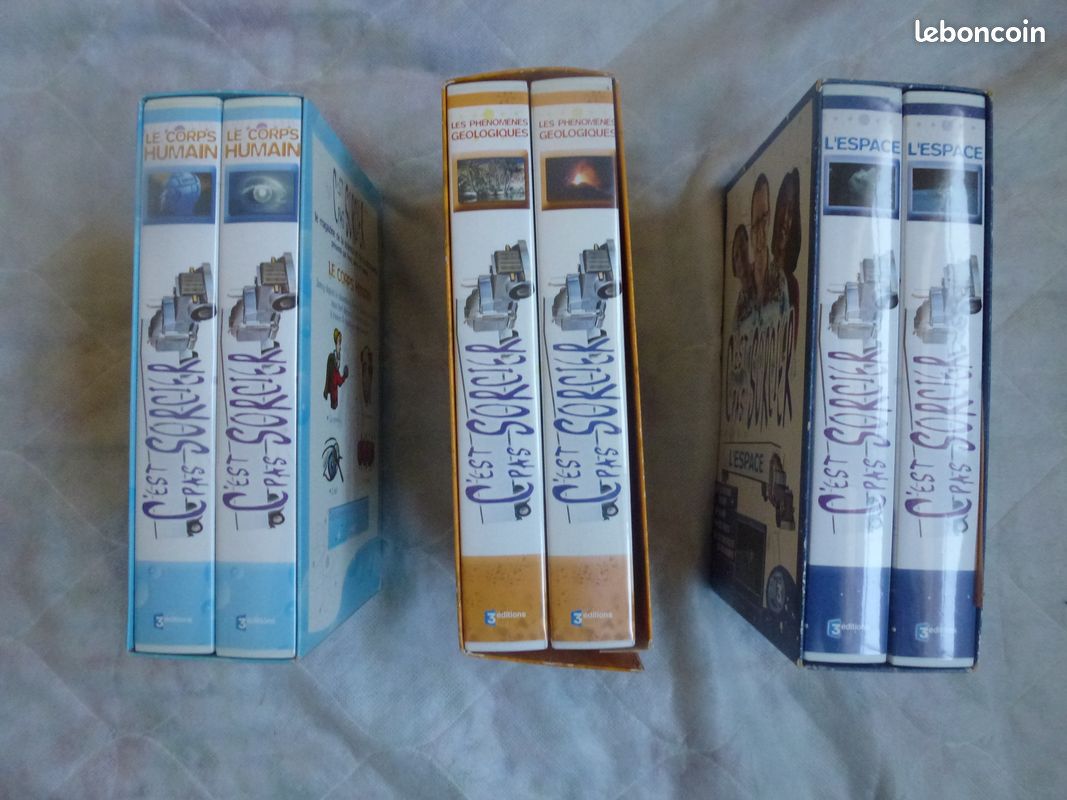 Lot de 6 cassettes vidéos C'est pas sorcier (image 2)