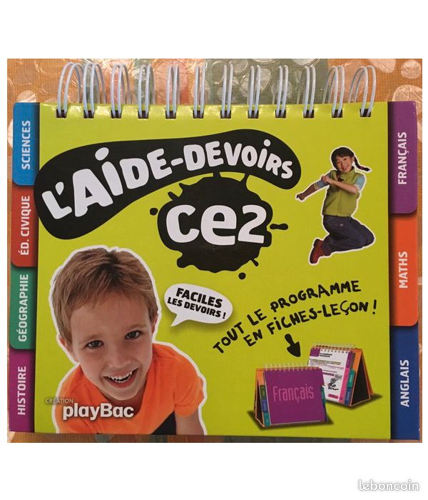 L'aide-devoirs CE2 - Fiches leçons- Playbac - Livre scolaire (image 1)