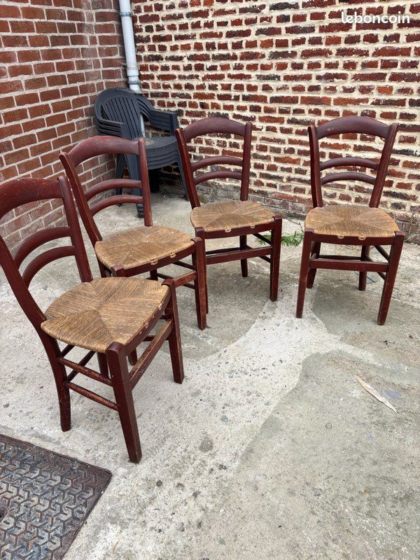 4 chaises anciennes (image 1)