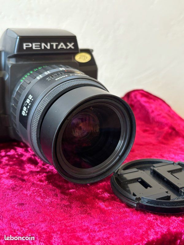 PENTAX SF-X + Objectif 28-80mm – Appareil Photo Argentique 24x36mm, Bon état